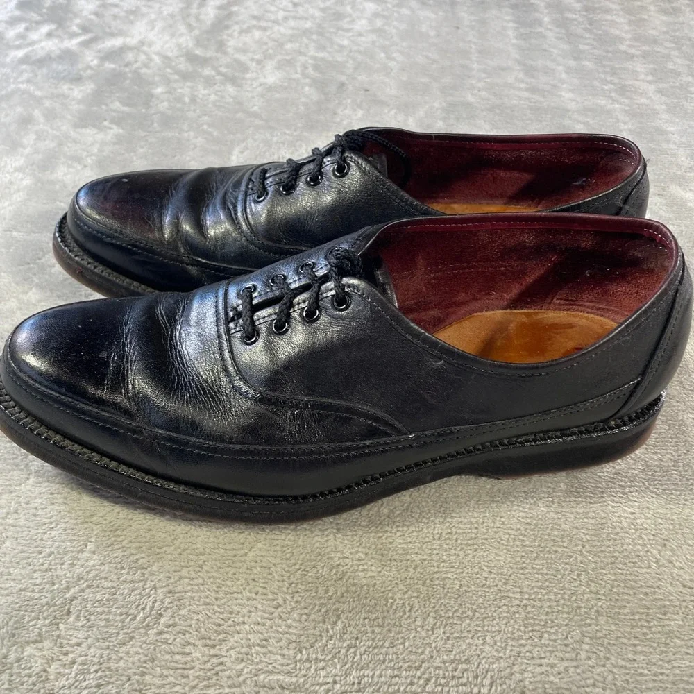 Allen Edmonds Dartmoor Oxford Dress Shoes  Mens 9.5 Black Leather USA Office